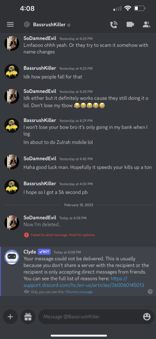 Evidence edd8b1a for a case against false blame