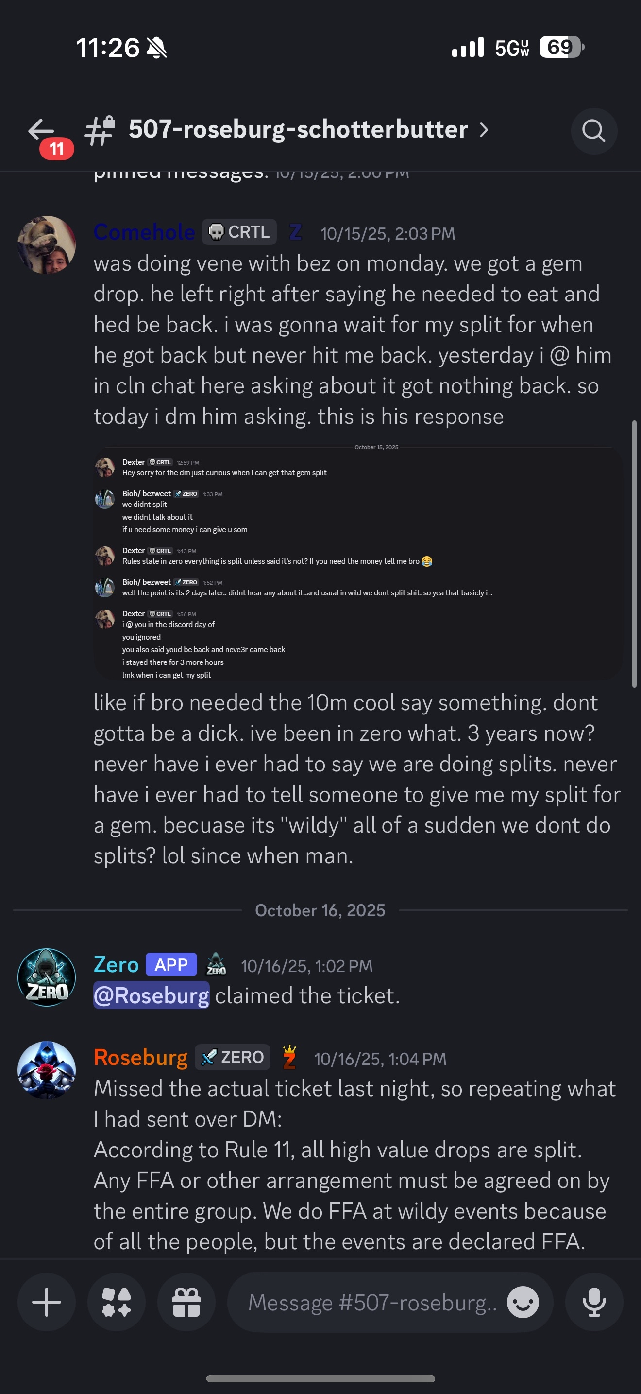 Evidence eddbc86 for a case against Bezweet