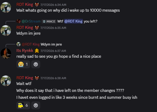 Evidence f171c4d for a case against RDT King
