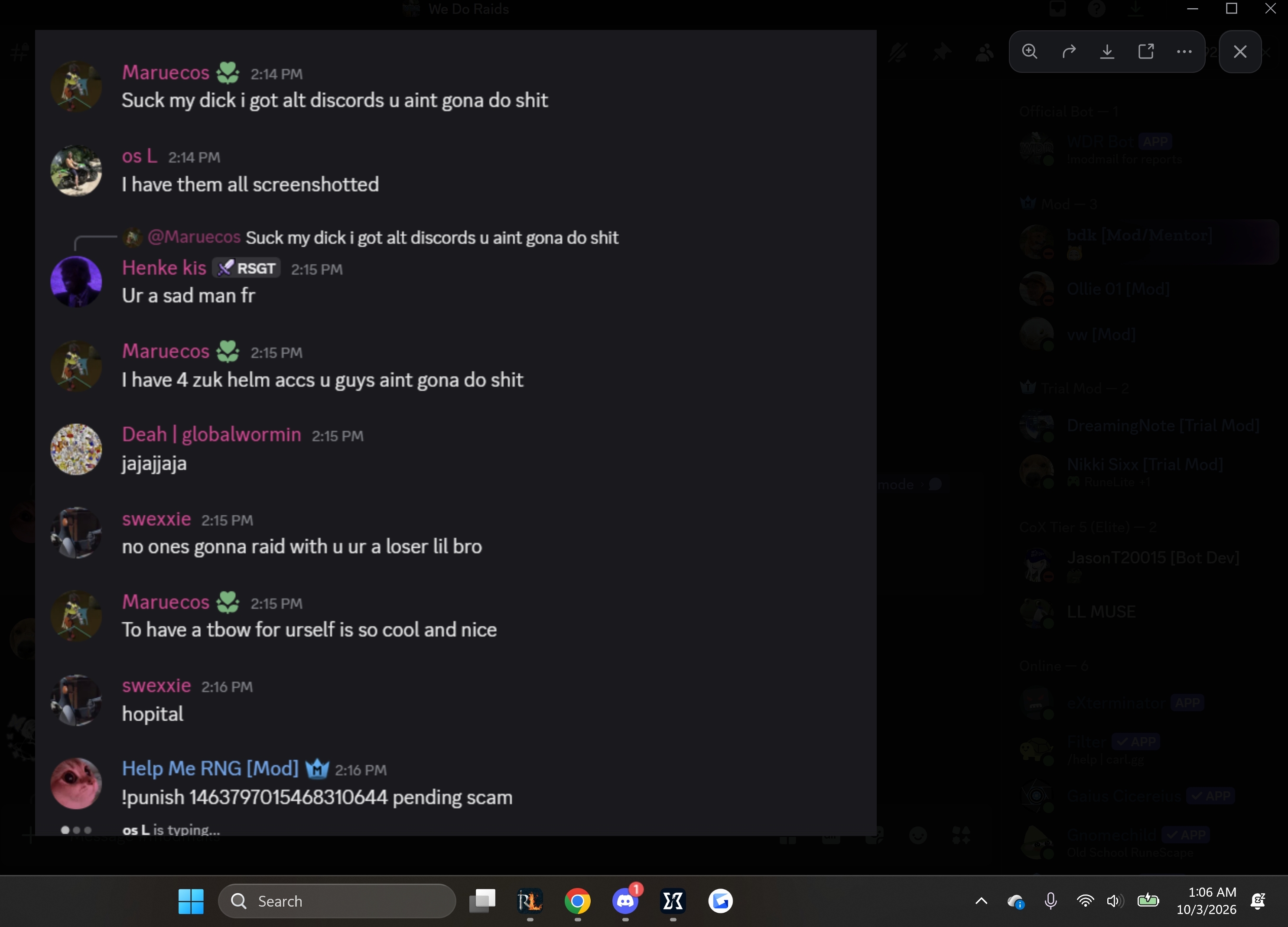Evidence f81569c for a case against Riggy Rigss