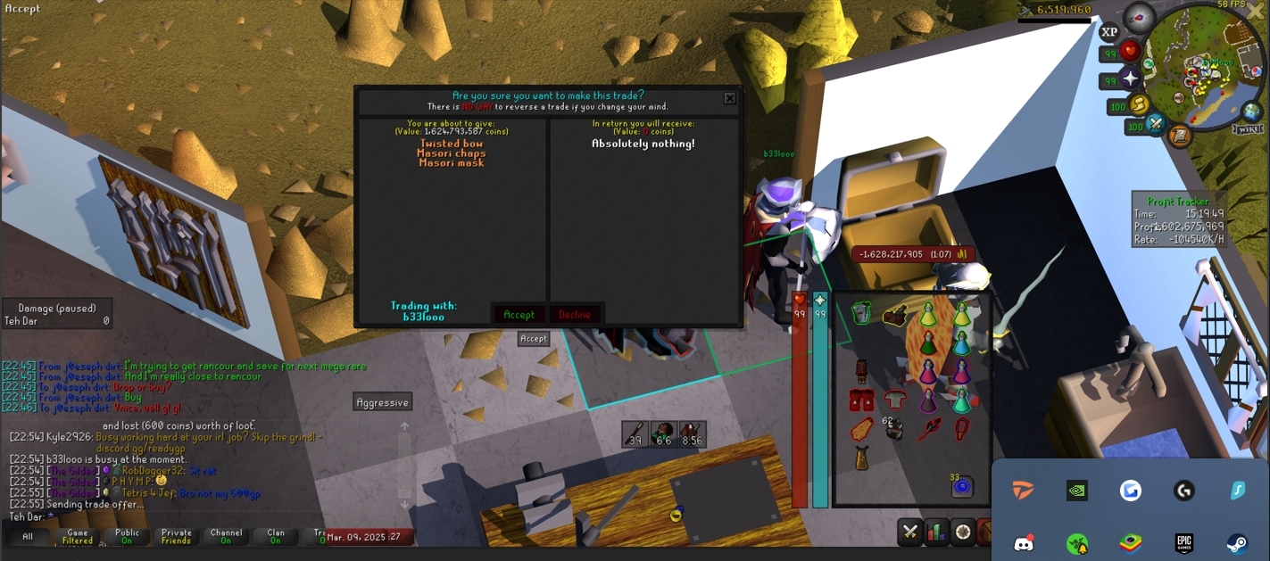 Evidence f918dea for a case against b33looo