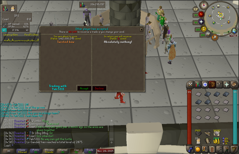 Evidence fc5caab for a case against Yalc5111