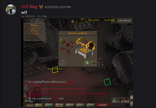 Evidence fdabdef for a case against RDT King